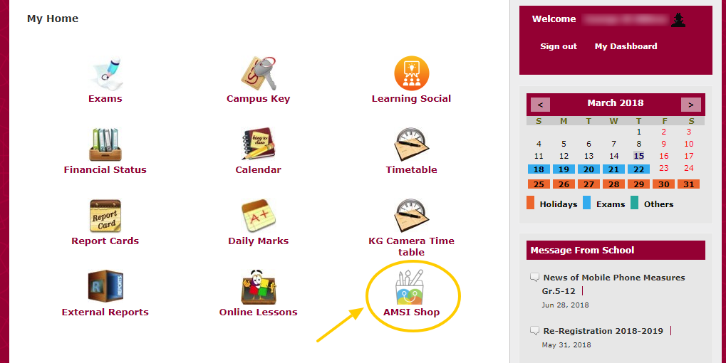 image shop.amsi.ae portal view 2